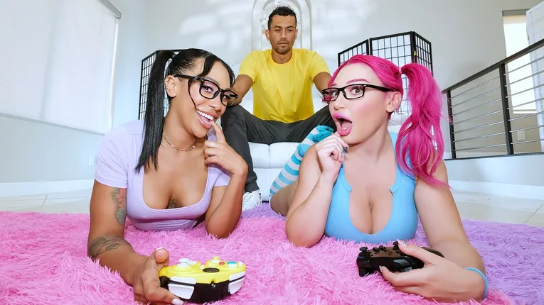 Real Gamers Only Pause For Dick Lily Lou, Mikey Star