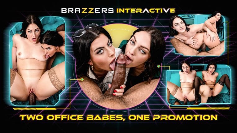 Two Office Babes, One Promotion Gal Ritchie, Lucy Lotus, Alex Jones