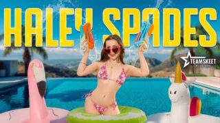 [TeamSkeetAllstars] March Spotlight – Haley Spades Gets Spring Break Ready with a Big Cock!