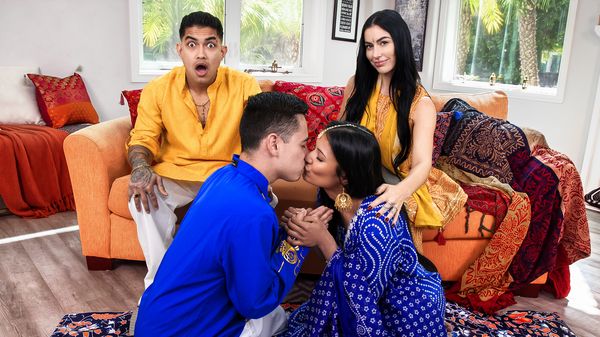 [MomSwap] Venus Valencia, Viva Athena – Family Tradition You Are 18 Now, We Have to Teach You How to Fuck
