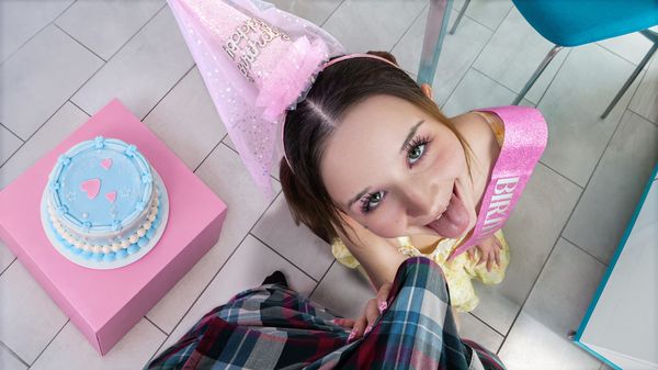 [DadCrush] Carly Kiss – “Your Cock Is My Birthday Wish” – She Is Old Enough for an Orgasm Now